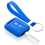 Capa para chave do carro compatível com Nissan - Capa Protetora de Chave Remota de Silicone - Tampa Remota FOB - Azul