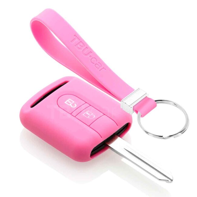 Cover chiavi auto compatibile con Nissan - Copertura protettiva - Custodia Protettiva in Silicone - Rosa