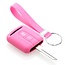 Funda Carcasa llave compatible con Nissan - Funda de Silicona - Cover de Llave Coche - Rosa