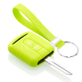 TBU car® Nissan Capa Silicone Chave - Verde lima