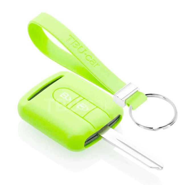 Capa para chave do carro compatível com Nissan - Capa Protetora de Chave Remota de Silicone - Tampa Remota FOB - Fosforescente