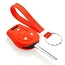 Capa para chave do carro compatível com Nissan - Capa Protetora de Chave Remota de Silicone - Tampa Remota FOB - Vermelho