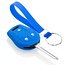 Capa para chave do carro compatível com Nissan - Capa Protetora de Chave Remota de Silicone - Tampa Remota FOB - Azul