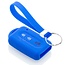 Capa para chave do carro compatível com Nissan - Capa Protetora de Chave Remota de Silicone - Tampa Remota FOB - Azul