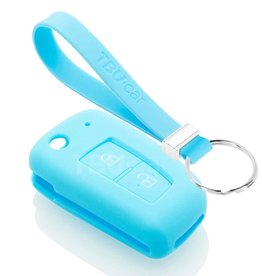 TBU car Nissan Capa Silicone Chave - Azul claro