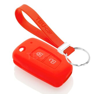 TBU car® Nissan Capa Silicone Chave - Vermelho