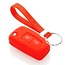 Capa para chave do carro compatível com Nissan - Capa Protetora de Chave Remota de Silicone - Tampa Remota FOB - Vermelho
