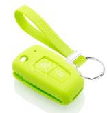 TBU car TBU car Funda Carcasa llave compatible con Nissan - Funda de Silicona - Cover de Llave Coche - Verde lima