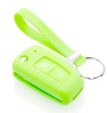 TBU car TBU car Funda Carcasa llave compatible con Nissan - Funda de Silicona - Cover de Llave Coche - Glow in the Dark