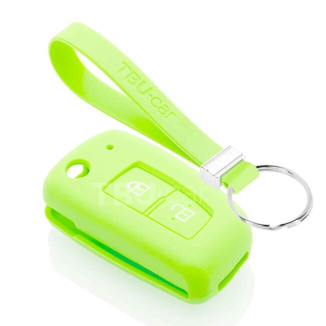 Capa para chave do carro compatível com Nissan - Capa Protetora de Chave Remota de Silicone - Tampa Remota FOB - Fosforescente