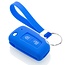 Capa para chave do carro compatível com Nissan - Capa Protetora de Chave Remota de Silicone - Tampa Remota FOB - Azul