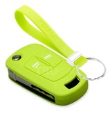 TBU car TBU car Housse de Protection clé compatible avec Opel - Coque Cover Housse étui en Silicone - Citron vert