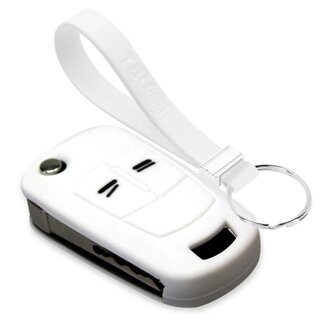 TBU car® Opel Funda Carcasa llave - Blanco