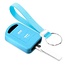 Capa para chave do carro compatível com Opel - Capa Protetora de Chave Remota de Silicone - Tampa Remota FOB - Azul claro