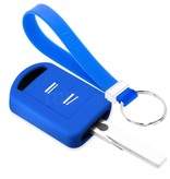TBU car TBU car Funda Carcasa llave compatible con Opel - Funda de Silicona - Cover de Llave Coche - Azul
