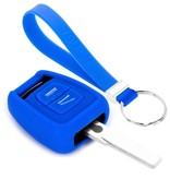 TBU car Opel Capa Silicone Chave do carro - Capa protetora - Tampa remota FOB - Azul