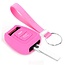 Capa para chave do carro compatível com Opel - Capa Protetora de Chave Remota de Silicone - Tampa Remota FOB - Rosa