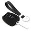 Capa para chave do carro compatível com Opel - Capa Protetora de Chave Remota de Silicone - Tampa Remota FOB - Preto