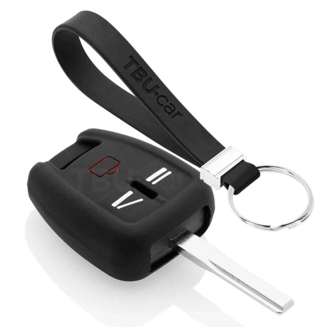 TBU car Cover chiavi auto compatibile con Opel - Copertura protettiva - Custodia Protettiva in Silicone - Nero