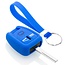 Capa para chave do carro compatível com Opel - Capa Protetora de Chave Remota de Silicone - Tampa Remota FOB - Azul