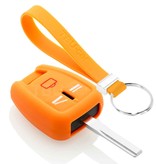 TBU car Opel Capa Silicone Chave do carro - Capa protetora - Tampa remota FOB - Laranja