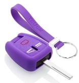 TBU car TBU car Funda Carcasa llave compatible con Opel - Funda de Silicona - Cover de Llave Coche - Violeta