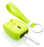 TBU car TBU car Car key cover compatible with Opel - Silicone Protective Remote Key Shell - FOB Case Cover - Lime green