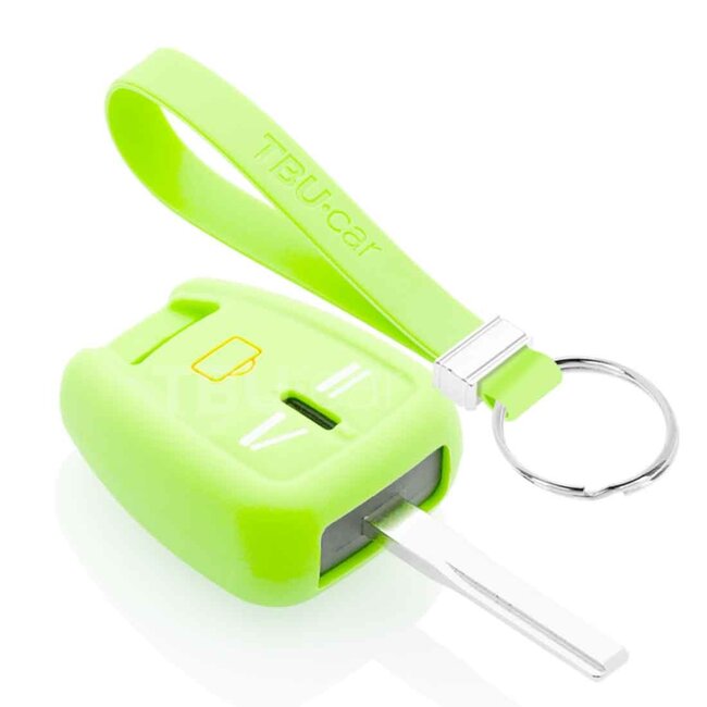 Capa para chave do carro compatível com Opel - Capa Protetora de Chave Remota de Silicone - Tampa Remota FOB - Fosforescente
