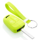 TBU car TBU car Funda Carcasa llave compatible con Opel - Funda de Silicona - Cover de Llave Coche - Verde lima