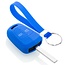 Capa para chave do carro compatível com Opel - Capa Protetora de Chave Remota de Silicone - Tampa Remota FOB - Azul