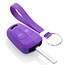 Capa para chave do carro compatível com Opel - Capa Protetora de Chave Remota de Silicone - Tampa Remota FOB - Roxo