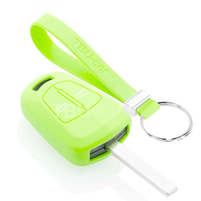 Capa para chave do carro compatível com Opel - Capa Protetora de Chave Remota de Silicone - Tampa Remota FOB - Fosforescente