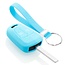 Funda Carcasa llave compatible con Opel - Funda de Silicona - Cover de Llave Coche - Azul claro
