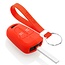 Capa para chave do carro compatível com Opel - Capa Protetora de Chave Remota de Silicone - Tampa Remota FOB - Vermelho