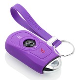 TBU car Opel Capa Silicone Chave do carro - Capa protetora - Tampa remota FOB - Roxo