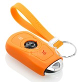 TBU car TBU car Housse de Protection clé compatible avec Opel - Coque Cover Housse étui en Silicone - Orange