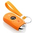Capa para chave do carro compatível com Opel - Capa Protetora de Chave Remota de Silicone - Tampa Remota FOB - Laranja