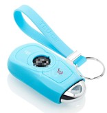 TBU car TBU car Funda Carcasa llave compatible con Opel - Funda de Silicona - Cover de Llave Coche - Azul claro