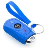 TBU car Opel Capa Silicone Chave do carro - Capa protetora - Tampa remota FOB - Azul