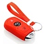 Capa para chave do carro compatível com Opel - Capa Protetora de Chave Remota de Silicone - Tampa Remota FOB - Vermelho