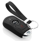 TBU car TBU car Autoschlüssel Hülle kompatibel mit Opel 3 Tasten (Keyless Entry) - Schutzhülle aus Silikon - Auto Schlüsselhülle Cover in Schwarz