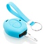 Capa para chave do carro compatível com Peugeot - Capa Protetora de Chave Remota de Silicone - Tampa Remota FOB - Azul claro