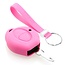 Capa para chave do carro compatível com Peugeot - Capa Protetora de Chave Remota de Silicone - Tampa Remota FOB - Rosa