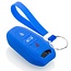 Housse de Protection clé compatible avec Peugeot - Coque Cover Housse étui en Silicone - Bleu