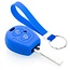 Capa para chave do carro compatível com VW - Capa Protetora de Chave Remota de Silicone - Tampa Remota FOB - Azul