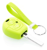 TBU car TBU car Sleutel cover compatibel met VW - Silicone sleutelhoesje - beschermhoesje autosleutel - Lime groen