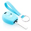 Capa para chave do carro compatível com VW - Capa Protetora de Chave Remota de Silicone - Tampa Remota FOB - Azul claro
