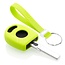 Housse de Protection clé compatible avec Volkswagen - Coque Cover Housse étui en Silicone - Citron vert