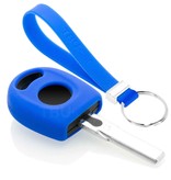 TBU car TBU car Car key cover compatible with VW - Silicone Protective Remote Key Shell - FOB Case Cover - Blue