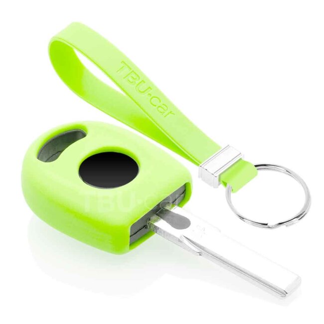 Capa para chave do carro compatível com VW - Capa Protetora de Chave Remota de Silicone - Tampa Remota FOB - Fosforescente